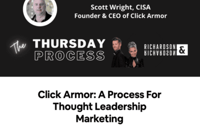 Join Scott Wright for a special guest appearance on The Thursday Process webinar with Ian Richardson – September 1, 2022